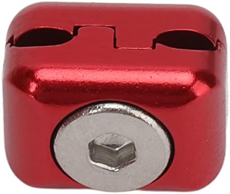 Qiilu Drop Away Arrow Rest Clamp Buckle Arrow Rest Clamp Buckle Aluminum Alloy Arrow Rest Cable Clamp Buckle Metal Fastener Clip Archery Bowstring Adjustment Knob for Compound Bow Drop