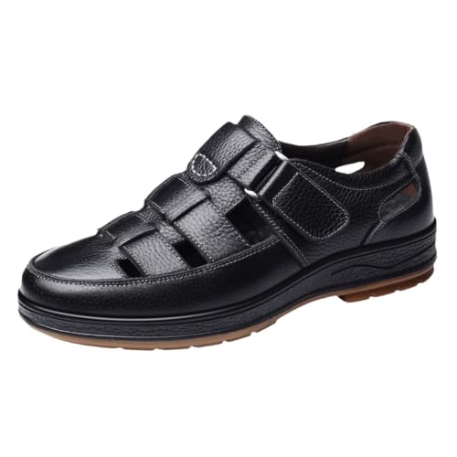 Sandales homme en cuir respirant HNVAVQ pour vos balades et vacances d'été