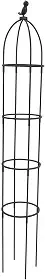 Toddmomy 1 Conjunto De Treliça De Jardim Alta Para Plantas Trepadeiras Torre De Jardim Treliças De Obelisco Metal À Prova De Ferrugem Suporte De Escalada Para Plantas Frutas Videiras