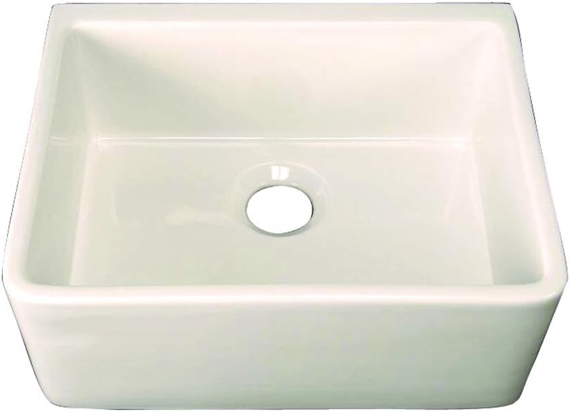 Brooke Fireclay Single Bowl Apron-Front Sink 23-3/8" W x 18-1/4" D x 8-3/4" H