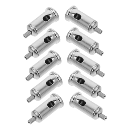 Veemoon 10 Pièces Clip de Câble Ajustable pour Tension Accessoires Acier Inoxydable pour Installation Support Sécurisé pour Panneaux Publicitaires et Câbles