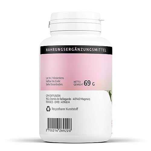 Bio Weißdorn - Hawthorn Leaves with Flowers - 810 MG/Tag - 200 Kapseln | Ohne Zusätze, Premium Naturprodukt
