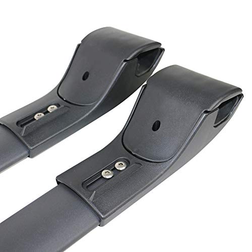 Cross Bars Compatible with 2012-2016 Subaru Impreza XV Crosstrek, Aluminum Black Sport Roof Rack Cross Bar Luggage Carrier By IKON MOTORSPORTS, 2013 2014 2015 12 13 14 15 16