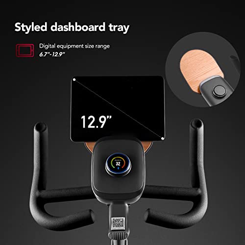 Mobifitness Exercise Bike For Home I Indoor Stationary Bluetooth Cycling Bike For Home With Magnetic Resistance, Turbo Workout Spinning Bike, 330Lbs Weight Capacity With Ipad Holder #TOP5