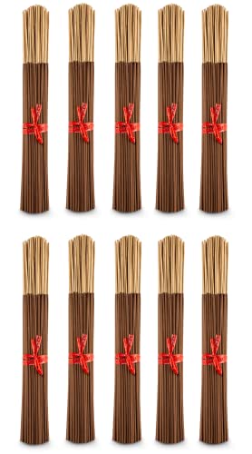 1000 Unscented Incense Sticks 11" Bulk - 100% Natural Joss And Bamboo Punk Blanks - Great For Diy Aromatherapy Incense Making. #TOP1