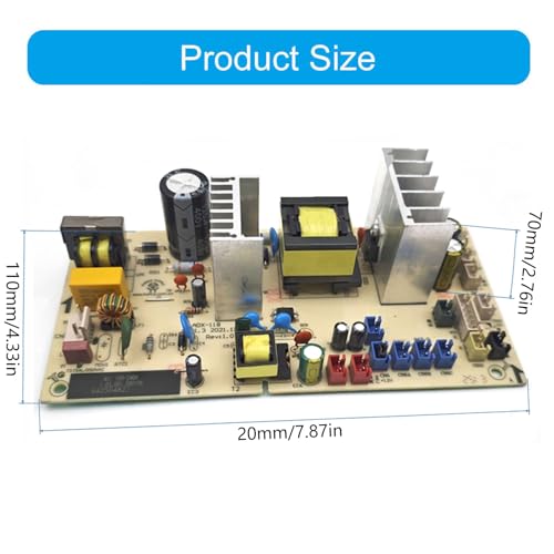 XITEA Placa base de circuito de fuente de alimentación PCB para refrigerador y gabinete de vino LK5454ADX 118 placa base PCB para refrigerador - imagen 5