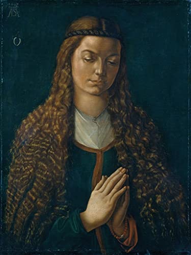Lienzo de Alberto Durero para renovar la decoración del dormitorio con un retrato vintage 60x90