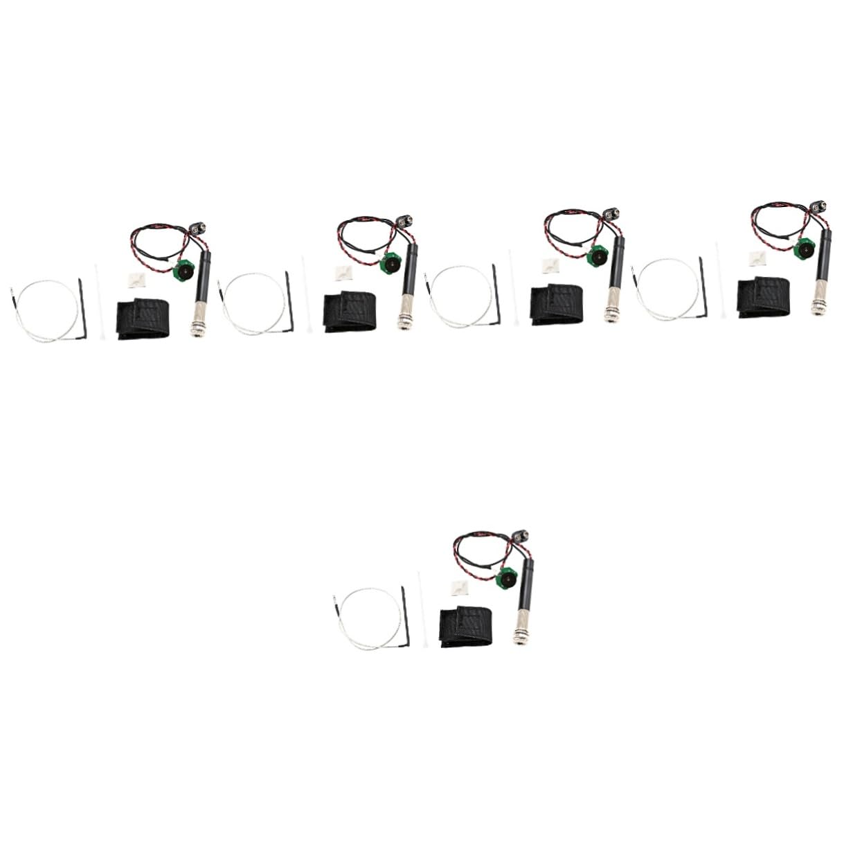 BESTonZON 5 Sätze Gitarren-tonabnehmer Gitarren-kupferteil Piezoelektrische Tonabnehmer Für Gitarre Tonabnehmer Piezo-wandler Kupfer Tonabnehmer Gitarrenzubehör Einzel Räder Ersetzen Metall