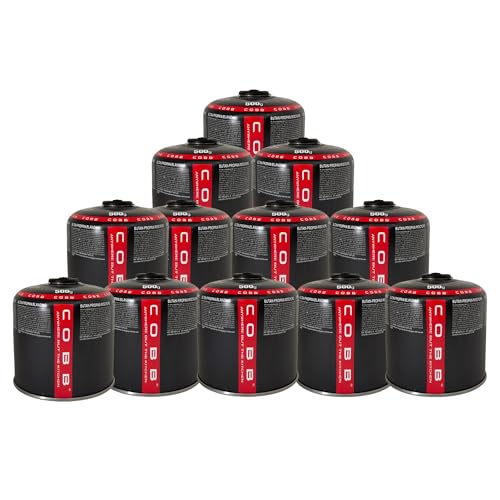 Preisvergleich Produktbild Campingman 12 Stück Gaskartusche 500g Butan Gas mit Ventil Universal Butangas Brennstoffflaschen Campingas für Gaskocher Gasheizung (12)