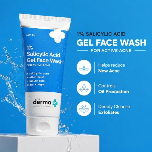 The Derma Co 1% Salicylic Acid Face Wash 30 ml - Image 5