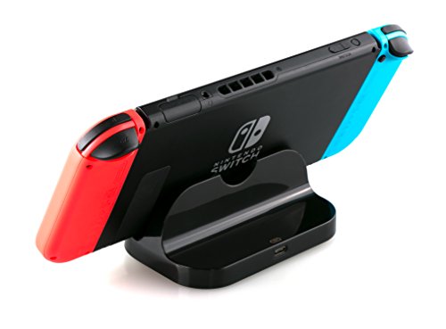 SKGAMES Ladestation Dockingstation für Nintendo Switch, schwarz Cover