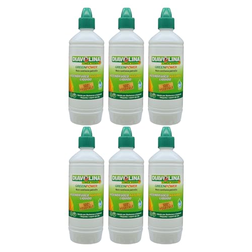 ACCENDIFUOCO NATURALE LIQUIDO 100% VEGETALE, Ideale per Barbecue e Caminetti, Rispetta i sapori dei cibi, 750ml. (2 Unità)