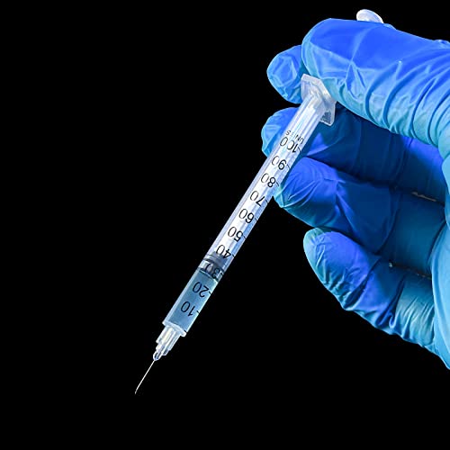 1Cc/Ml 30Ga 13Mm 0.5Inch Syringe With Needle Pack Of 20,Laboratory Supplies Measuring Tools, Each Individually Packaged #TOP6