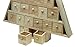 Creative Hobbies 20 Inch Tall Christmas Tree Shaped Advent Calendar - Countdown with 24 Removable, Fillable Drawers | Unfinished Wood, Ready to Decorate | Free Finishing Ideas Book