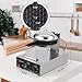 GarveeHome 1400W Commercial Bubble Waffle Maker Machine, Non-Stick Egg Waffle Maker, Electric Bubble Waffle Baker, Black, Modern Style, Stainless Steel