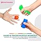 Therapeutische Knete, Premium-Set, 5 Stück, quetschbar, ungiftig, für Handübungen, Anti-Stress, 5 Stärken für Erwachsene und Kinder, 57 g, farbkodierte Behälter
