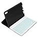 Produktbild Kabelloses Bluetooth-Tastatur- und Hüllen-Set,10 Zoll Ergonomisch Leise Ultradünne Computer/Tablet/Telefon Quadratische Tastenkappe Schreibmaschinen-Schutzhülle-Set,für Huawei MatePad 10.4in(Grün)