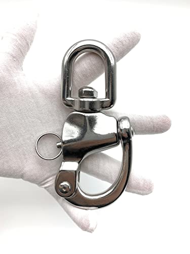 QIANJIEER Large Swivel Eye Snap Shackle - 4.88