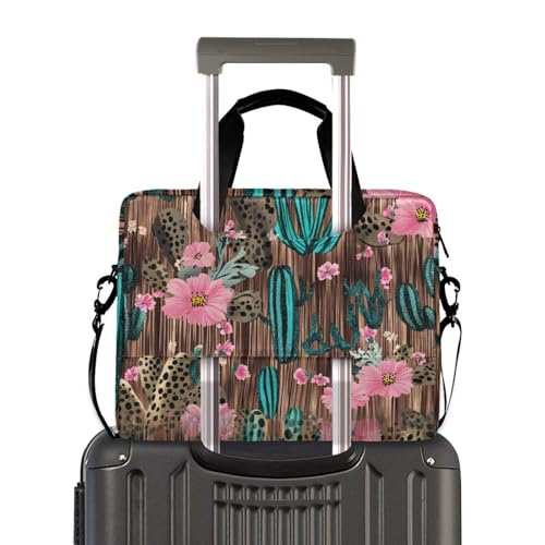 Funda para portátil ALAZA con estampado Leopardo y flores 13-15.6 pulg miniatura 3