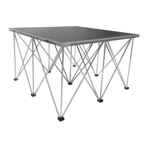 Hisonic PS01 4' X 4' Portable Stage Platform Modular System with 2' (Collapsed) Riser