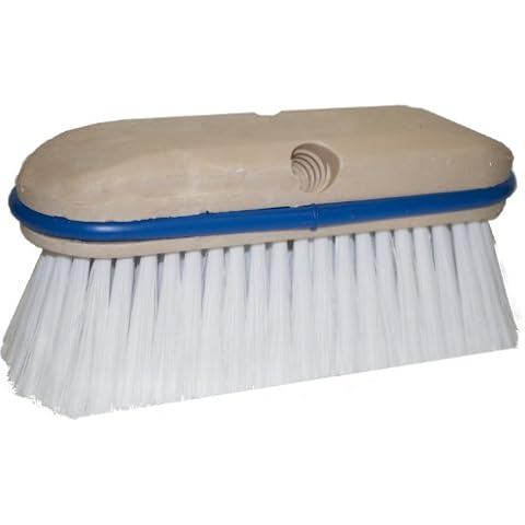 Magnolia Brush 3029 Vehicle Washing Brush, Flagged Polystyrene Bristles, 2-5/8" Trim, 9" Length x 2-5/8" Width, White (Case of 12) Cover