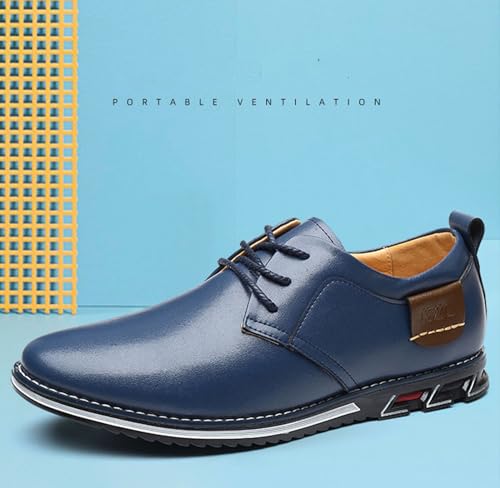 Men's Fashion Casual Round Toe Oxford Derby Orthopedic Leather Shoes Comfort Walking Soft Sole Non-Slip Office Casual Shoes4