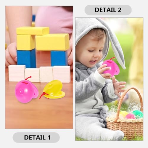 Vaguelly 20 peças, placa de som de percussão, castanhas de ritmo, instrumentos musicais para criança