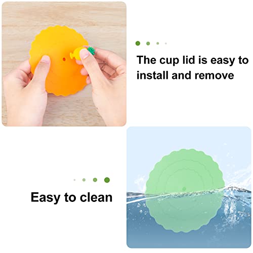 Coperchio Tazza Silicone - 10 Pezzi Silicone del