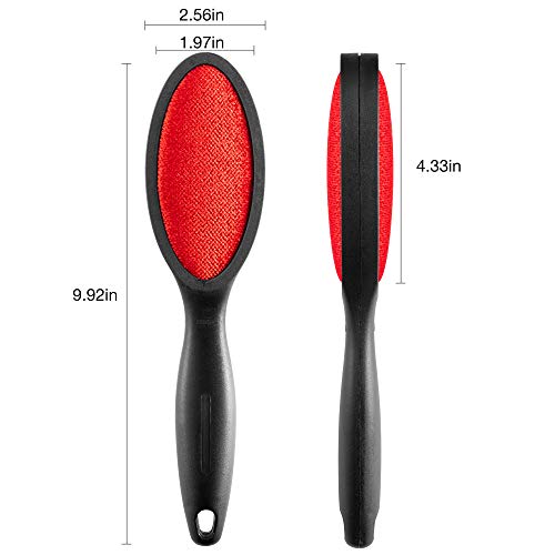 Feeke Lint Brush, Lint Brushes For Pet Hair, Dual Sided Reusable Pet Hair Remover For Sheet Carpet Furniture Fabric , Lint Brushes For Clothes - Set Of 2 #TOP4