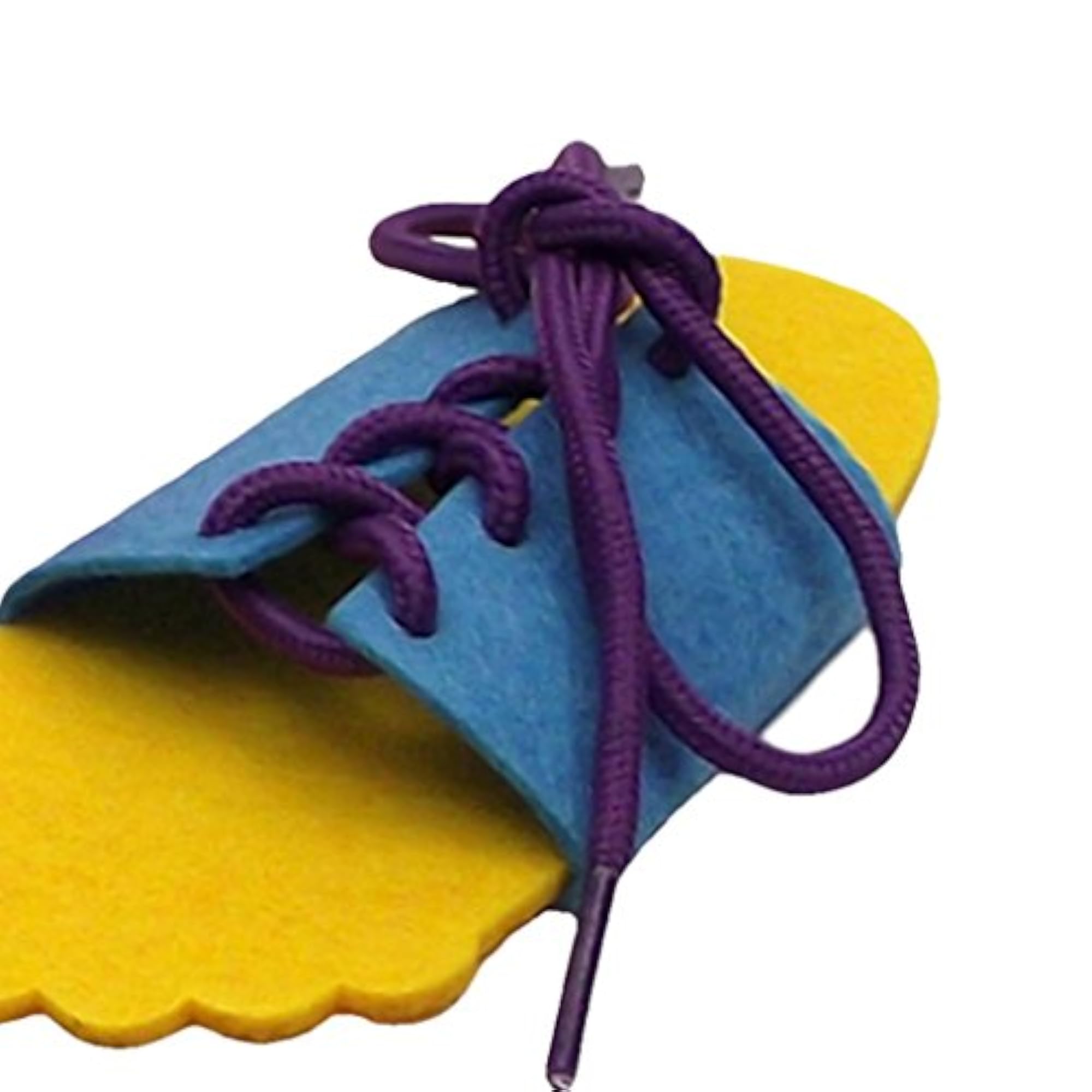 Montessori Lacing Threading Toy Slipper 2 Pack
