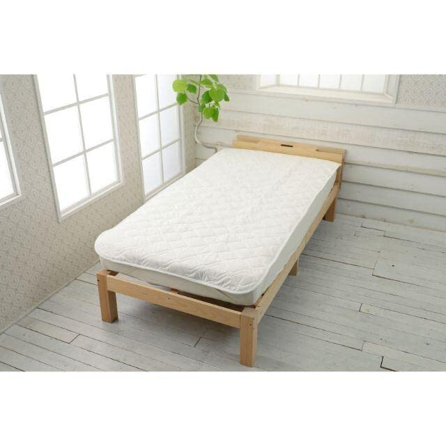 Amazon｜西川 洗える ポリエステル ベッドパッド 抗菌加工 防ダニ加工