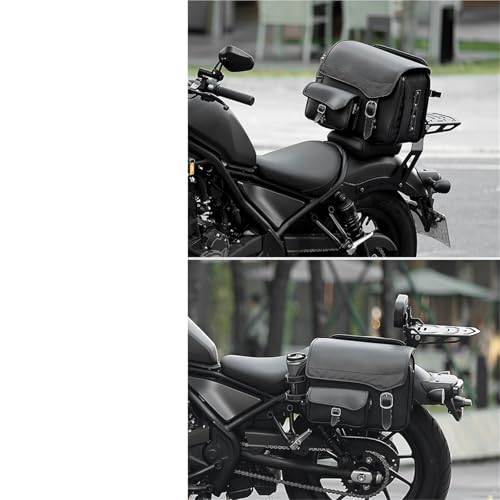 Sacoche de selle de moto 15 L en PU protégeant vos affaires - 5