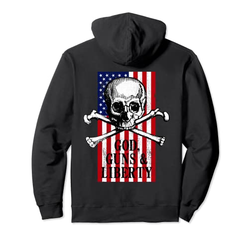 God Guns Liberty: Defending American Freedom Pullover Hoodie
