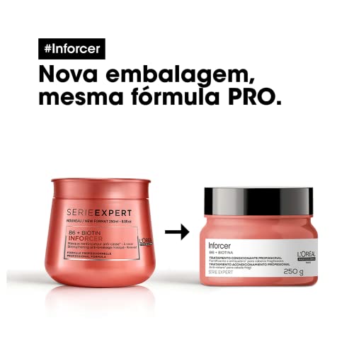 L'Oréal Professionnel Máscara de Tratamento Inforcer, Para Cabelos Fracos e Frágeis, Aumenta a Forç