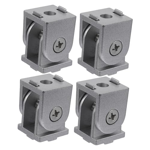 Flexible Pivot Joint Connector Zinc Alloy 4pcs for Aluminum Profile
