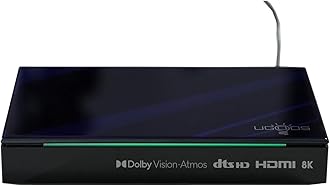 Ugoos SK1 8K UHD TV Box Amlogic S928X-K Android 11.0 LPDDR4 8GB RAM 128GB ROM WiFi6 1000M BT5.2 USB3.0 Support AV1 H.265 8K 60fps VP9 HDR Box, Navy Blue