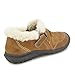 JBU Women's Heather Faux Fur Collar Fashion Comfort Casual Slip On Shoe, Tan, 7.5