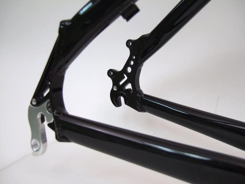 Gravity Unbranded Mountain Bike Frame Set with Suntour XCT Fork Black for 26 inch Wheel (21 inch fits Most Riders 6'2 to 6'4