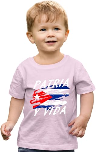 Go All Out Youth Patria y Vida Cuba Pride Freedom Toddler T-Shirt