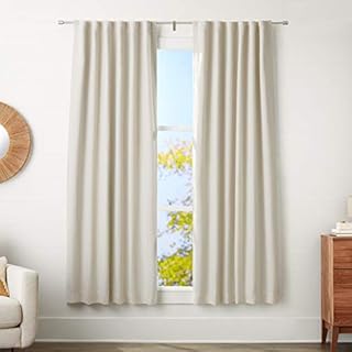 Amazon Basics 1.6 cm Curtain Rod with Cap Finials, 122 to 223 cm, Nickel