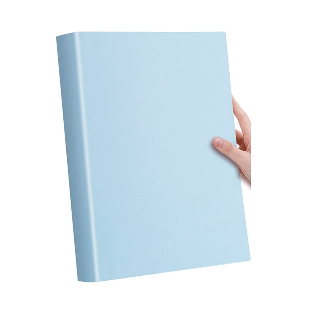 Journal carnet Journal, A4 Cahier élargi épaissi, Journal de Cuir Exquis Simple, adapté à la Planification, au Bureau, aux Fournitures Scolaires Affaires de Bureau d'école (Color : Light Blue)