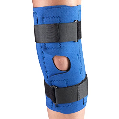 OTC Knee Stabilizer Wrap, Spiral Stays, Neoprene, Blue, 2X-Large