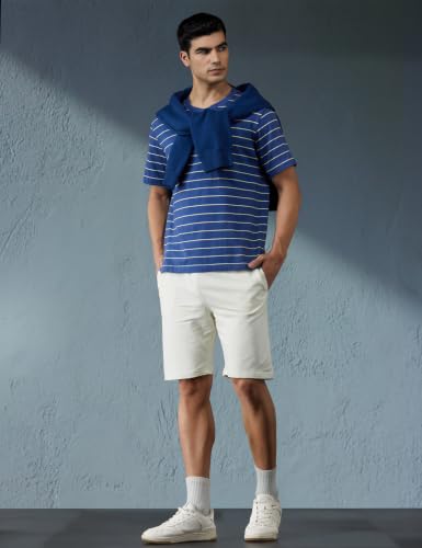 Image of Nobero V2 Shorts for Men | Zip Pocket Shorts | Regular Fit | Elasticated Waist | Soft & Breathable Fabric | Casual Everyday Wear