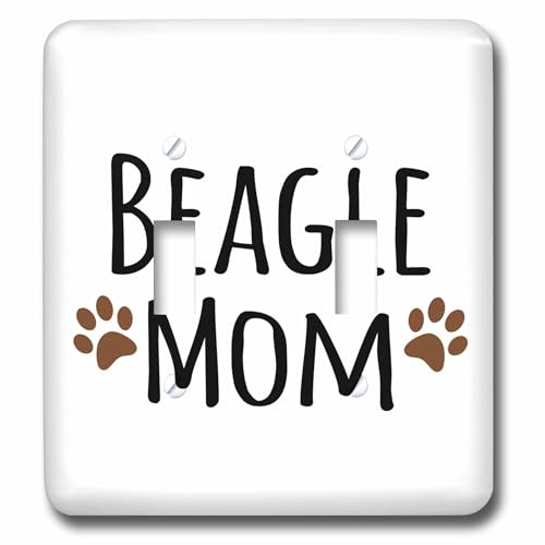 Pattes de doggy et amour de Beagle sur un interrupteur unique