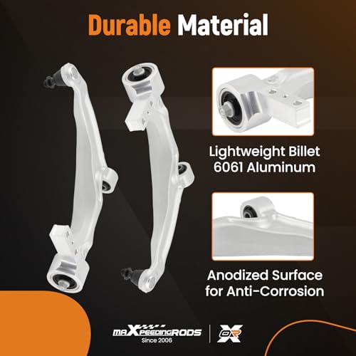 maXpeedingrods 2Pcs Front Lower Control Arms w/Ball Joints Bushings LH & RH for Honda Pilot 2009-2015 K621550 K621551 - Image 3