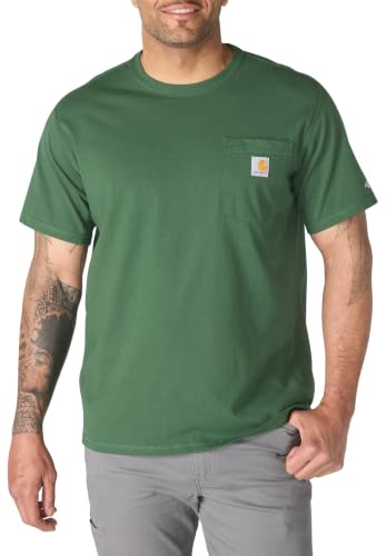 Image of Carhartt Men's Force Relaxed Fit Midweight Short-Sleeve Pocket T-Shirt