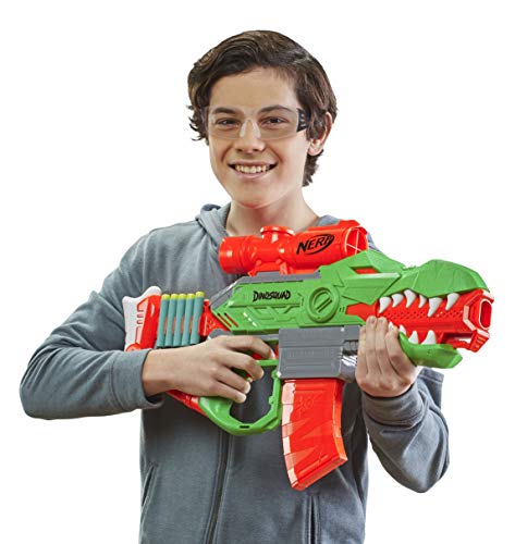 Nerf DinoSquad Rex-Rampage chargeur 10 fléchettes pour ne plus manquer de munitions