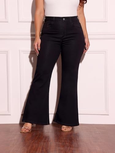 Image of Miss Chase A+ Women's Bootcut High Rise Stretchable Denim Jeans