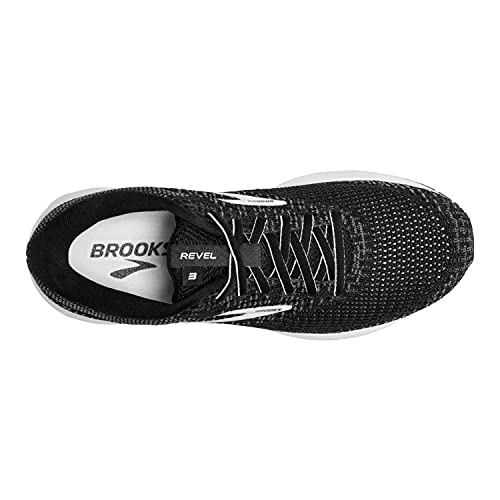 Brooks Brooks Womens Revel 3 Running Shoe - Black/Blackened Pearl/White - B - 11.5