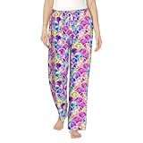 Performance du produit : ce beau pantalon sirène aux couleurs de l'arc-en-ciel est fabriqué en tissu confortable qui est doux, doux pour la peau, et aussi relaxant et confortable que possible. Le tissu de haute qualité est léger, ce qui rend le sommeil confortable pendant la nuit. Les pantalons Sleepy ont une taille élastique, une taille et deux poches latérales, ce qui les rend faciles à mettre et à enlever.